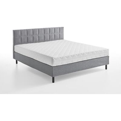 Atlantic Home Collection Nikola Bed met veermatras H3 lichtgrijs 160x200 cm Atlantic Home Collection Nikola Bed met veermatras H3 lichtgrijs 160x200 cm