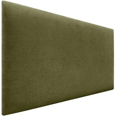 DHOME Hoofdbord van gladde stof, gestoffeerd, effen, van gladde stof, hoogte 70 cm, dikte 4 cm of 8 cm, voor bevestiging aan de muur, absorberend, hoofdeinde voor slaapkamer en bed (groen, 90 cm DHOME Hoofdbord van gladde stof, gestoffeerd, effen, van gladde stof, hoogte 70 cm, dikte 4 cm of 8 cm, voor bevestiging aan de muur, absorberend, hoofdeinde voor slaapkamer en bed (groen, 90 cm