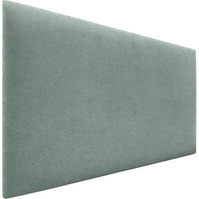 DHOME Hoofdbord van gladde stof, gestoffeerd, effen, van gladde stof, hoogte 70 cm, dikte 4 cm of 8 cm, voor bevestiging aan de muur, absorberend, hoofdeinde voor slaapkamer en bed (watergroen, 90 cm DHOME Hoofdbord van gladde stof, gestoffeerd, effen, van gladde stof, hoogte 70 cm, dikte 4 cm of 8 cm, voor bevestiging aan de muur, absorberend, hoofdeinde voor slaapkamer en bed (watergroen, 90 cm