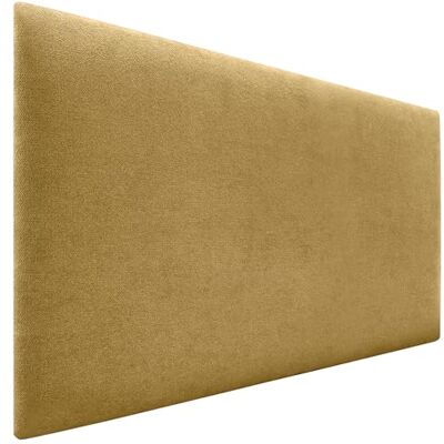 DHOME Hoofdbord van gladde stof, gestoffeerd, effen, hoogte 70 cm, dikte 4 cm of 8 cm, voor bevestiging aan de muur, absorberend, hoofdeinde voor slaapkamer en bed (mosterd, 100 cm, dikte 8 cm) DHOME Hoofdbord van gladde stof, gestoffeerd, effen, hoogte 70 cm, dikte 4 cm of 8 cm, voor bevestiging aan de muur, absorberend, hoofdeinde voor slaapkamer en bed (mosterd, 100 cm, dikte 8 cm)