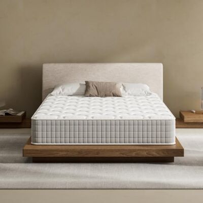 TEENO Matras 120 x 190, 25 cm traagschuim, Oeko-Tex en CertiPUR-US gecertificeerd, stevig comfort, absorberend en ademend, 2 zijden, matras voor eenpersoonsbed, ideaal voor studenten en studio's TEENO Matras 120 x 190, 25 cm traagschuim, Oeko-Tex en CertiPUR-US gecertificeerd, stevig comfort, absorberend en ademend, 2 zijden, matras voor eenpersoonsbed, ideaal voor studenten en studio's
