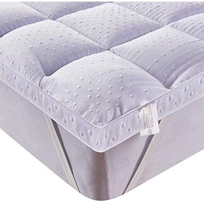 Bedecor Matrastopper, matrashoes van microvezel, antislip, ook geschikt voor boxspringbedden en watermatrassen (135 x 190 cm) Bedecor Matrastopper, matrashoes van microvezel, antislip, ook geschikt voor boxspringbedden en watermatrassen (135 x 190 cm)