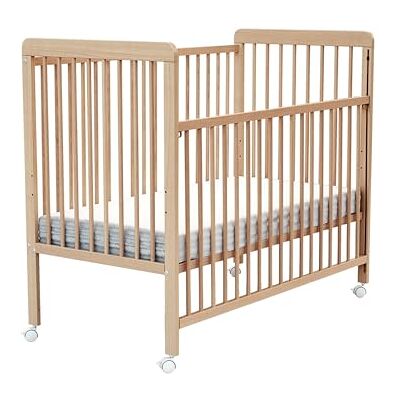 AT4 Schuifbed 60 x 120 Essentiel gelakt hout Verstelbare lattenbodem 3 hoogtes 4 multidirectionele wielen met rem AT4 Schuifbed 60 x 120 Essentiel gelakt hout Verstelbare lattenbodem 3 hoogtes 4 multidirectionele wielen met rem
