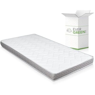 EvergreenWeb matras voor eenpersoonsslaapbankbed 70 x190 cm, orthopedisch matras van waterschuhim, hoogte 14 cm, ergonomisch voor bed, met witte hypoallergene hoes dagbed EvergreenWeb matras voor eenpersoonsslaapbankbed 70 x190 cm, orthopedisch matras van waterschuhim, hoogte 14 cm, ergonomisch voor bed, met witte hypoallergene hoes dagbed