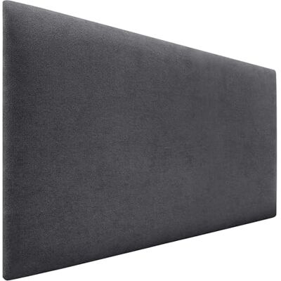DHOME Hoofdbord van gladde stof, gestoffeerd, effen, van gladde stof, hoogte 70 cm, dikte 4 cm of 8 cm, voor bevestiging aan de muur, absorberend, hoofdeinde voor slaapkamer en bed (Asgrijs, 90 cm DHOME Hoofdbord van gladde stof, gestoffeerd, effen, van gladde stof, hoogte 70 cm, dikte 4 cm of 8 cm, voor bevestiging aan de muur, absorberend, hoofdeinde voor slaapkamer en bed (Asgrijs, 90 cm