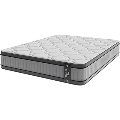 Cecotec Flow 8900 Hybrid 80 x 200 hybride matras, meerlaags, SpringCore pocketveringkern en visco-elastisch viscoCare+, hoogte 32 cm, gemiddelde hardheid, SeparateMuv & BreathSoft+ Cecotec Flow 8900 Hybrid 80 x 200 hybride matras, meerlaags, SpringCore pocketveringkern en visco-elastisch viscoCare+, hoogte 32 cm, gemiddelde hardheid, SeparateMuv & BreathSoft+