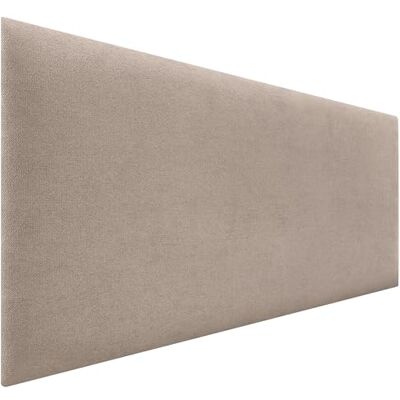 DHOME Hoofdbord van gladde stof, gestoffeerd, effen, van gladde stof, hoogte 70 cm, dikte 4 cm of 8 cm, voor bevestiging aan de muur, absorberend, hoofdeinde voor slaapkamer en bed (beige, 140 cm DHOME Hoofdbord van gladde stof, gestoffeerd, effen, van gladde stof, hoogte 70 cm, dikte 4 cm of 8 cm, voor bevestiging aan de muur, absorberend, hoofdeinde voor slaapkamer en bed (beige, 140 cm