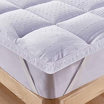 Bedecor Matrasbeschermer, 3D-overtrek van microvezel, extra zacht, ademend en hypoallergeen, 140 x 200 cm Bedecor Matrasbeschermer, 3D-overtrek van microvezel, extra zacht, ademend en hypoallergeen, 140 x 200 cm
