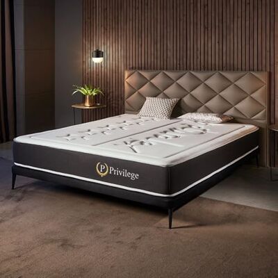 naturalex Privilege Hybride matras 160 x 200-26 cm pocketveren + premium traagschuim blauw latex middelstevig comfort ademend 7 zones geïsoleerde slaap gemaakt in Europa naturalex Privilege Hybride matras 160 x 200-26 cm pocketveren + premium traagschuim blauw latex middelstevig comfort ademend 7 zones geïsoleerde slaap gemaakt in Europa