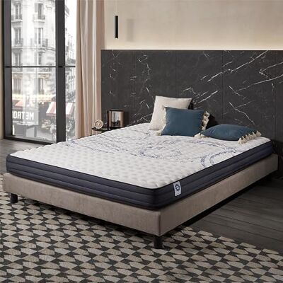 naturalex Perfectsleep matras, 140 x 200 cm, traagschuim, blauw, latex, multi-dichtheid, HR, perfecte ondersteuning, hoge weerstand, ultra-ademend, ergonomisch, hypoallergeen, evenwichtig naturalex Perfectsleep matras, 140 x 200 cm, traagschuim, blauw, latex, multi-dichtheid, HR, perfecte ondersteuning, hoge weerstand, ultra-ademend, ergonomisch, hypoallergeen, evenwichtig