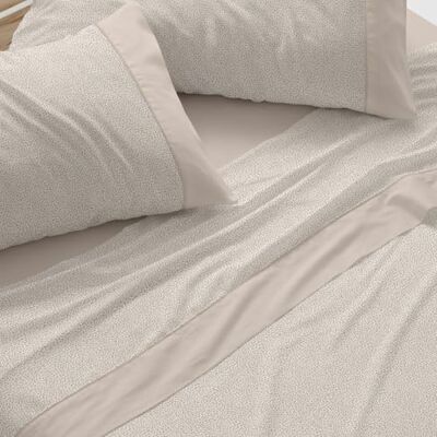 Blanco Parure de lit pour lit de 200 cm (+ dimensions disponibles) Design 047 Couleur sable (200 x 200 cm) Blanco Parure de lit pour lit de 200 cm (+ dimensions disponibles) Design 047 Couleur sable (200 x 200 cm)