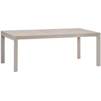 HESPERIDE Hespéride Tuintafel 12-zits Evasion uittrekbaar beige linnen HESPERIDE Hespéride Tuintafel 12-zits Evasion uittrekbaar beige linnen