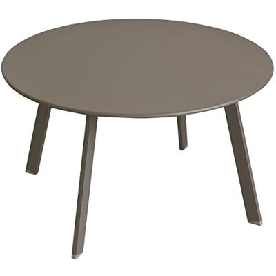 HESPERIDE Hespéride Bijzettafel Saona Tonka, roestvrij staal, uv-bestendig, D 70 x H 40 cm Voor tuin, terras, balkon HESPERIDE Hespéride Bijzettafel Saona Tonka, roestvrij staal, uv-bestendig, D 70 x H 40 cm Voor tuin, terras, balkon