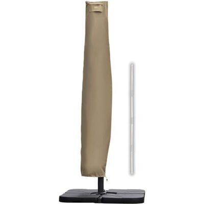 Sekey Beschermhoes voor parasol (uv- en stofdicht en waterdicht, weerbestendig, scheurbestendig), taupe Sekey Beschermhoes voor parasol (uv- en stofdicht en waterdicht, weerbestendig, scheurbestendig), taupe