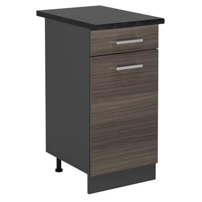 Vicco Keukenkast R-Line elegant grijs 40 cm AP antraciet Vicco Keukenkast R-Line elegant grijs 40 cm AP antraciet