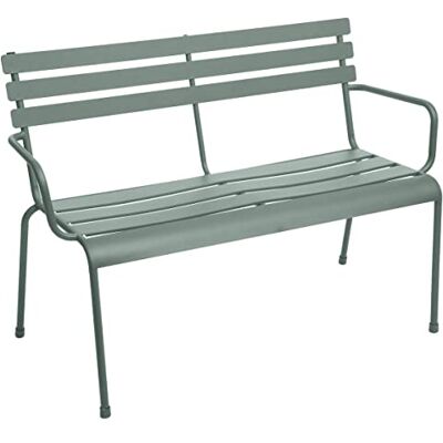 HESPERIDE Bank Greensboro 2-zits olijfgroen – L. 114 x D. 56 x H. 79 cm – buitenmeubels voor terras, balkon, terras HESPERIDE Bank Greensboro 2-zits olijfgroen – L. 114 x D. 56 x H. 79 cm – buitenmeubels voor terras, balkon, terras