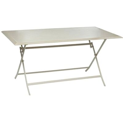HESPERIDE Hespéride Tuintafel, inklapbaar, rechthoekig, Azua klei 6-zits aluminium, epoxy-behandeld, roestvrij HESPERIDE Hespéride Tuintafel, inklapbaar, rechthoekig, Azua klei 6-zits aluminium, epoxy-behandeld, roestvrij