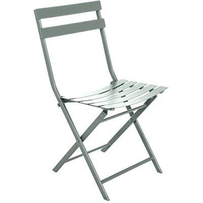 HESPERIDE Hespéride Tuinstoel inklapbaar Greensboro olijfgroen Versterkt roestbestendig staal 50 x 42 x 81 cm Opvouwbaar buitenmeubel HESPERIDE Hespéride Tuinstoel inklapbaar Greensboro olijfgroen Versterkt roestbestendig staal 50 x 42 x 81 cm Opvouwbaar buitenmeubel