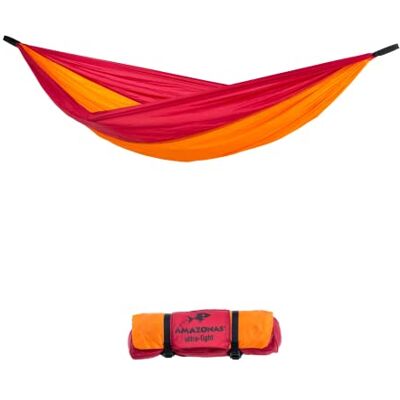 AMAZONAS az-1030412 Ultra-Light Adventure Wandelhangmat, rood, Null AMAZONAS az-1030412 Ultra-Light Adventure Wandelhangmat, rood, Null