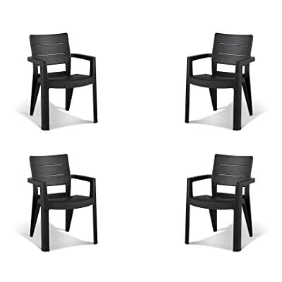 Keter Ibiza tuinstoelen, 4 stuks Keter Ibiza tuinstoelen, 4 stuks