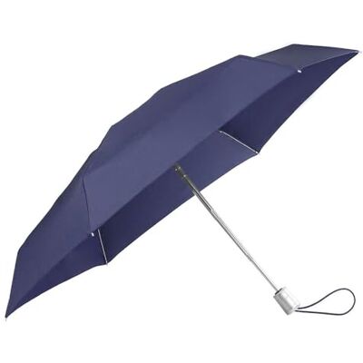 Samsonite Drop S aluminium paraplu 21 cm, Blauw (Indigo blauw), Opvouwbare paraplu Samsonite Drop S aluminium paraplu 21 cm, Blauw (Indigo blauw), Opvouwbare paraplu