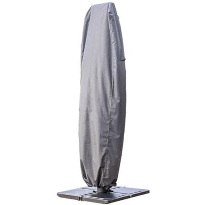 HESPERIDE Hespéride Hambo Beschermhoes voor parasol Grijs H 210 cm Waterafstotend Polyester, UV-bescherming, Met Ventilatie Voor Tuinmeubilair HESPERIDE Hespéride Hambo Beschermhoes voor parasol Grijs H 210 cm Waterafstotend Polyester, UV-bescherming, Met Ventilatie Voor Tuinmeubilair