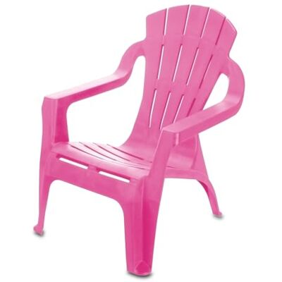 Spetebo Eendelige tuinstoel voor kinderen, kunststof, roze, robuust, tuinstoel voor peuters, stapelbare speelstoel Spetebo Eendelige tuinstoel voor kinderen, kunststof, roze, robuust, tuinstoel voor peuters, stapelbare speelstoel