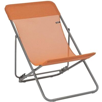 Lafuma Mobilier LFM2502_9949 ligstoel, inklapbaar, meerdere posities, breedte 58 cm, maxi ligstoel, Batyline® Iso, Clementine Orange Lafuma Mobilier LFM2502_9949 ligstoel, inklapbaar, meerdere posities, breedte 58 cm, maxi ligstoel, Batyline® Iso, Clementine Orange