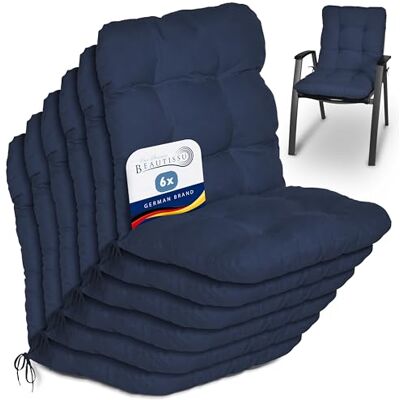 Beautissu Kussen voor buiten, tuin, stoel, ligstoel, terras, balkon Beautissu Kussen voor buiten, tuin, stoel, ligstoel, terras, balkon