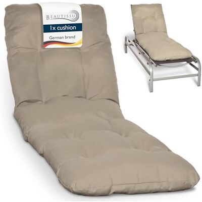 Beautissu Flair RL Tuinkussen Ligstoel Kussen voor Tuin Meubelen Zitkussen 190x60x8 cm Natuur Tuinkussens in Matraskussen Kwaliteit 190x60cm 8cm nature confortable matelas transat extérieur pour Flair RL Beautissu Flair RL Tuinkussen Ligstoel Kussen voor Tuin Meubelen Zitkussen 190x60x8 cm Natuur Tuinkussens in Matraskussen Kwaliteit 190x60cm 8cm nature confortable matelas transat extérieur pour Flair RL