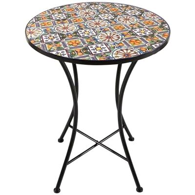 AXI Amélie Bistrotafel, mozaïek, Casa De Sol bistrobijzettafel voor buiten, voor tuin/balkon/terras 60 x 60 x 75 cm AXI Amélie Bistrotafel, mozaïek, Casa De Sol bistrobijzettafel voor buiten, voor tuin/balkon/terras 60 x 60 x 75 cm