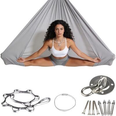 SUPRBIRD Aerial Yoga Swing Air Yoga hangmat set, vogelnestschommel, hangmat, schommel, max. 200 kg SUPRBIRD Aerial Yoga Swing Air Yoga hangmat set, vogelnestschommel, hangmat, schommel, max. 200 kg