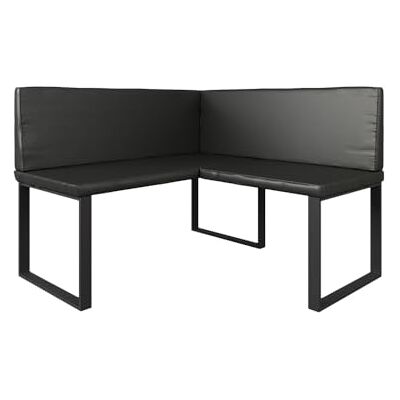 Vicco Hoekbank "Ravon", zwart, 120 x 120 cm Vicco Hoekbank "Ravon", zwart, 120 x 120 cm