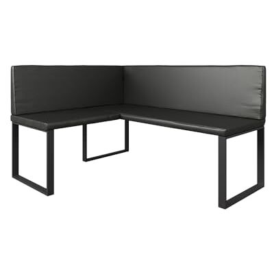 Vicco Hoekbank "Ravon", zwart, 120 x 150 cm Vicco Hoekbank "Ravon", zwart, 120 x 150 cm