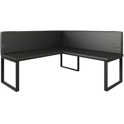 Vicco Hoekbank "Ravon", zwart, 150 x 150 cm Vicco Hoekbank "Ravon", zwart, 150 x 150 cm