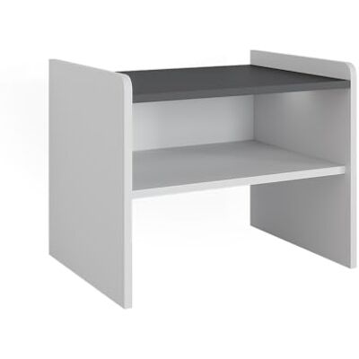 Vicco Hoekbank "Roman", wit, 53,5 x 41,1 cm Vicco Hoekbank "Roman", wit, 53,5 x 41,1 cm