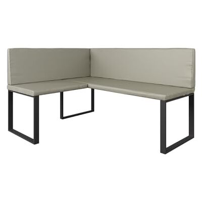Vicco Hoekbank "Ravon", kasjmier, 120 x 150 cm, geschikt als eetkamerbank voor keukens en eetruimtes Vicco Hoekbank "Ravon", kasjmier, 120 x 150 cm, geschikt als eetkamerbank voor keukens en eetruimtes
