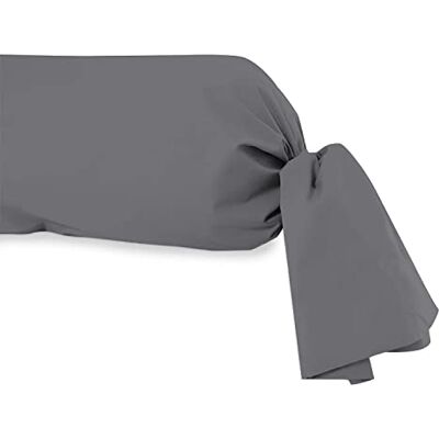 Soleil d'ocre snee van Bolster, Katoen, Grijs, 45 x 135 cm Soleil d'ocre snee van Bolster, Katoen, Grijs, 45 x 135 cm