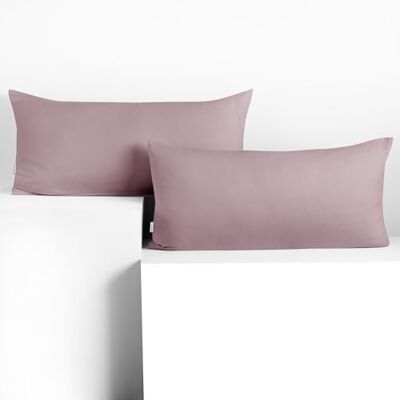 DecoKing Set van 2 Kussenslopen 40 x 120 cm Jersey 100% Gekamd Katoen Ritssluiting Heather Amber DecoKing Set van 2 Kussenslopen 40 x 120 cm Jersey 100% Gekamd Katoen Ritssluiting Heather Amber