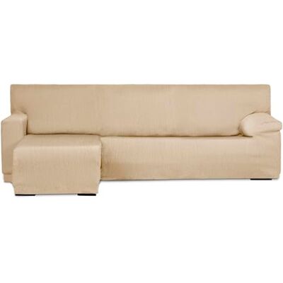Eysa Luz Bankhoes voor hoekbank met armleuning korte linkerkant, vooraanzicht, beige Eysa Luz Bankhoes voor hoekbank met armleuning korte linkerkant, vooraanzicht, beige