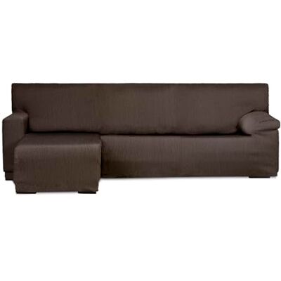 Eysa Light Bankhoes voor hoekbank met armleuning, korte linkerkant, vooraanzicht, bruin Eysa Light Bankhoes voor hoekbank met armleuning, korte linkerkant, vooraanzicht, bruin
