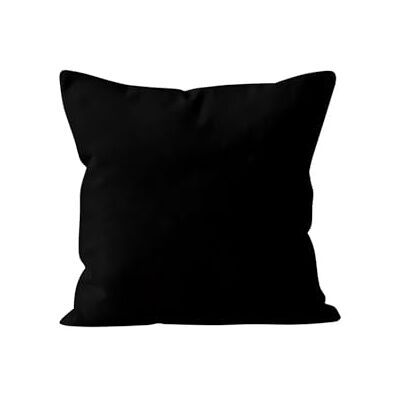 Soleil d'ocre , ALIX Kussensloop, polyester, 40 x 40 cm, zwart Soleil d'ocre , ALIX Kussensloop, polyester, 40 x 40 cm, zwart