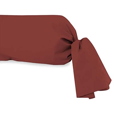 Soleil d'ocre snee van Bolster, Katoen, Rood, 45 x 135 cm Soleil d'ocre snee van Bolster, Katoen, Rood, 45 x 135 cm