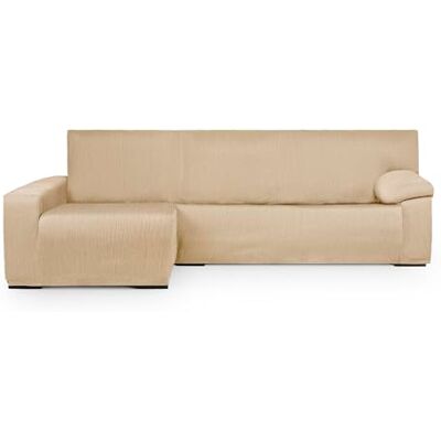 Eysa Luz Bankhoes voor hoekbank met armleuning, lange linkerkant, vooraanzicht, beige Eysa Luz Bankhoes voor hoekbank met armleuning, lange linkerkant, vooraanzicht, beige