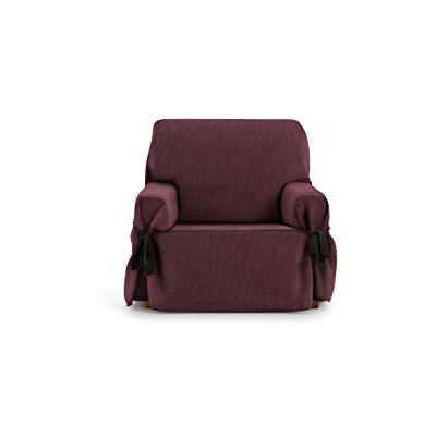 Eysa Fauteuil hoes met banden, kleur 08 bordeaux Eysa Fauteuil hoes met banden, kleur 08 bordeaux