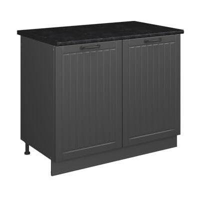 Vicco Onderkast "Fame-Line", donkergrijs/antraciet, 100 cm, PT antraciet, te combineren met andere modules uit de Fame-Line serie Vicco Onderkast "Fame-Line", donkergrijs/antraciet, 100 cm, PT antraciet, te combineren met andere modules uit de Fame-Line serie