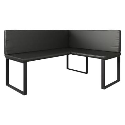 Vicco Hoekbank "Ravon", zwart, 120 x 150 cm, geschikt als eetkamerbank voor keukens en eetruimtes Vicco Hoekbank "Ravon", zwart, 120 x 150 cm, geschikt als eetkamerbank voor keukens en eetruimtes