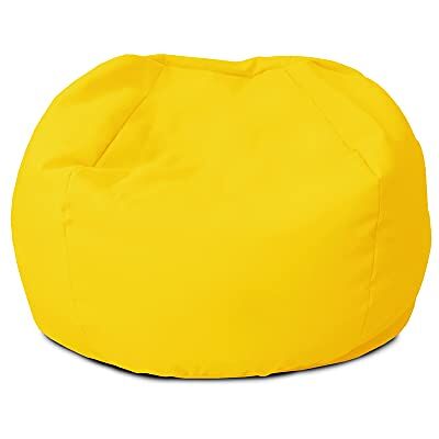 rucomfy Beanbags Zitzak voor kinderen binnen en buiten, voorgevuld, waterdicht, duurzaam, 50 x 65 cm, geel rucomfy Beanbags Zitzak voor kinderen binnen en buiten, voorgevuld, waterdicht, duurzaam, 50 x 65 cm, geel