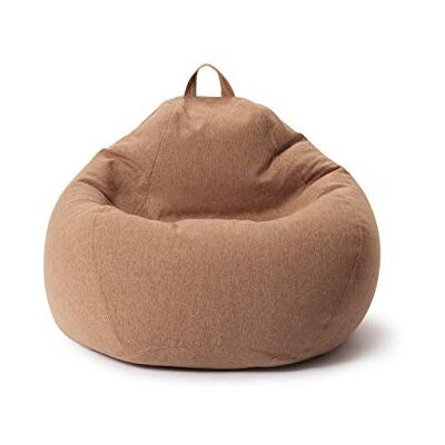 Lumaland Comfort Line zitzak M binnen 70 x 80 x 50 cm kruk apart verkrijgbaar vloerkussen, Bean Bag Chair Home Interior 120 liter EPS-granenvulling bruin Lumaland Comfort Line zitzak M binnen 70 x 80 x 50 cm kruk apart verkrijgbaar vloerkussen, Bean Bag Chair Home Interior 120 liter EPS-granenvulling bruin