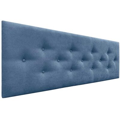DHOME Hoofdeinde van kunstleer of acualine stof, met 3 alternatieve rijen, knopen, gecapitonneerd hoofdeinde, luxe bed (blauwe stof, 135 cm) DHOME Hoofdeinde van kunstleer of acualine stof, met 3 alternatieve rijen, knopen, gecapitonneerd hoofdeinde, luxe bed (blauwe stof, 135 cm)